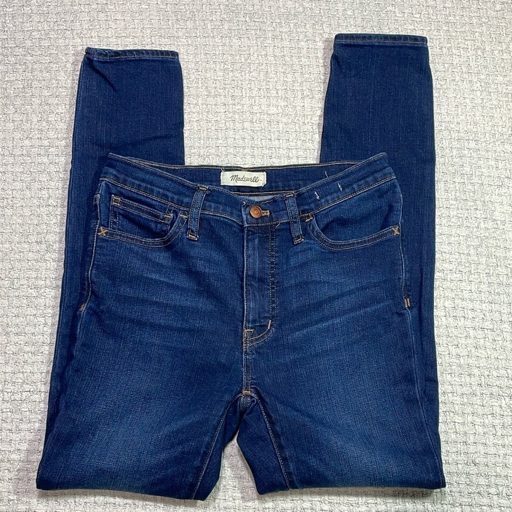 Madewell 9” Mid-Rise Skinny Jeans Denim Blue Size 27
